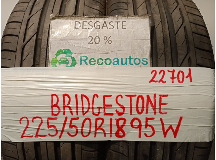 Recambio de neumatico/s para toyota c-hr (_x1_) 1.8 hybrid (zyx10_, zyx11_) referencia OEM IAM 22550R1895W BRIDGESTONE TURANZA T