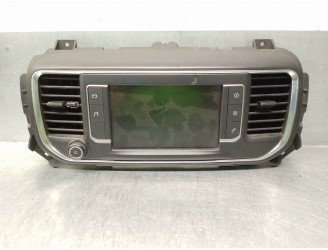 Replacement multifunction display for Citroën Jumpy Combi 1.6 Blue-HDi FAP OEM IAM reference 9813041280 