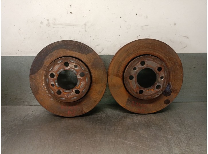 Recambio de disco freno delantero para skoda rapid spaceback (nh1) 1.4 tdi referencia OEM IAM 6R0615301 6R0615301 