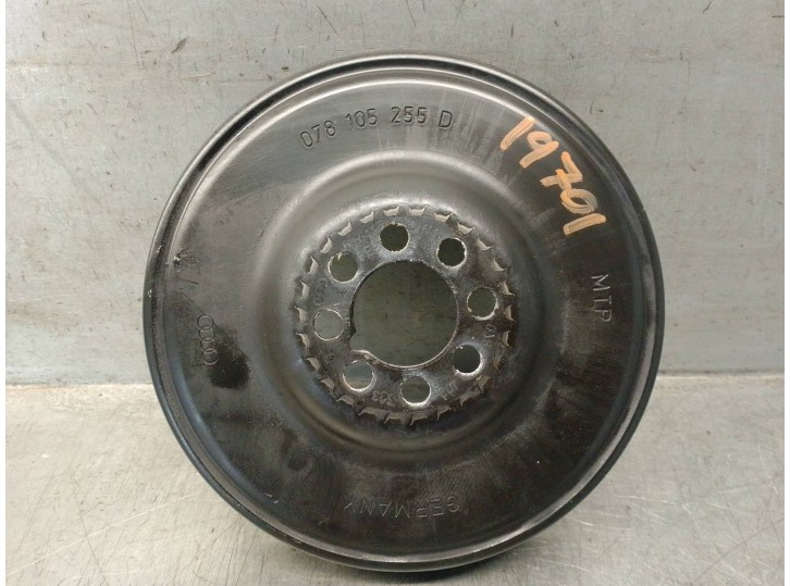 Recambio de polea cigueñal para audi 100 berlina (c4) 2.6 v6 cat (abc) referencia OEM IAM 078105255D 