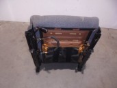 Recambio de asiento delantero derecho para toyota celica celica 1600 referencia OEM IAM  TELA GRIS 3 PUERTAS