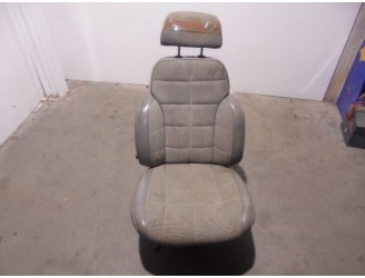 Recambio de asiento delantero derecho para chrysler jeep cherokee (xj) 2.1 turbodiesel referencia OEM IAM CUERO Y TELA GRIS 5 P