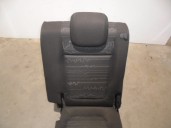 Recambio de asientos trasero izquierdo para opel meriva b cosmo referencia OEM IAM TELA NEGRA Y GRIS 5 PUERTAS