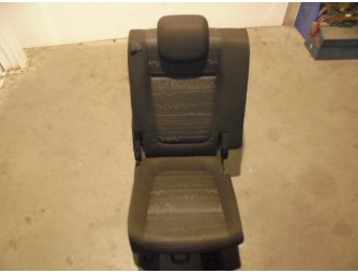 Recambio de asientos trasero derecho para opel meriva b cosmo referencia OEM IAM  TELA NEGRA Y GRIS 5 PUERTAS
