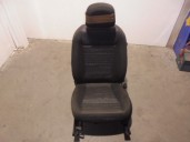 Recambio de asiento delantero izquierdo para opel meriva b cosmo referencia OEM IAM TELA NEGRA Y GRIS 5 PUERTAS