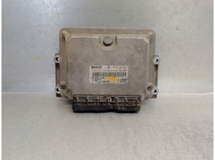 Replacement engine control unit (ECU) for Fiat Stilo (192) 1.9 JTD CAT OEM IAM reference 55191546 0281011799 BOSCH