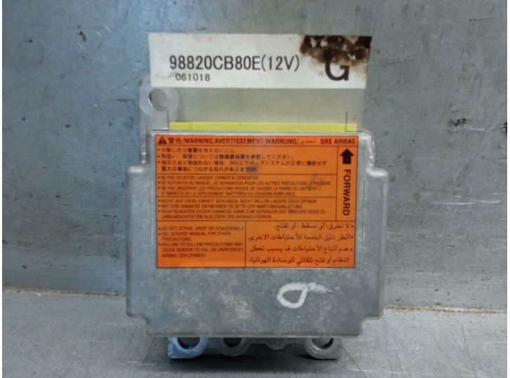 Recambio de centralita airbag para nissan murano i (z50) 3.5 4x4 referencia OEM IAM 98820CB80E 061018 
