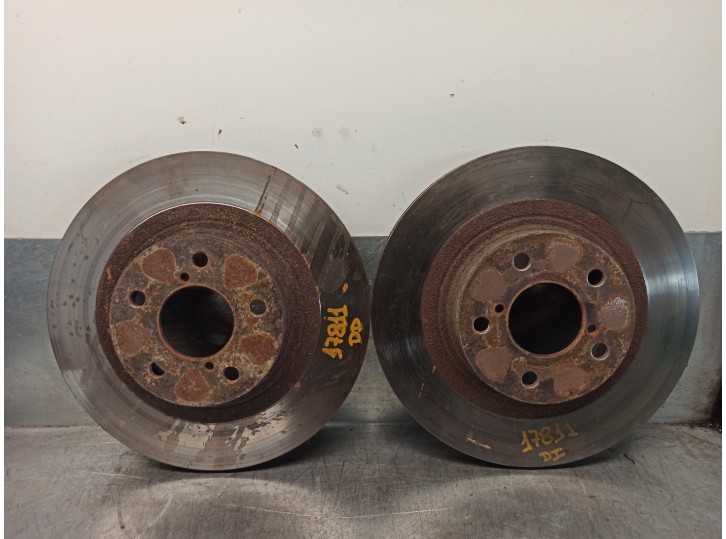 Replacement front brake disc for Subaru Forester (SH_) 2.0 D AWD (SHH) OEM IAM reference 26300SA001 