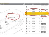 Recambio de molduras delanteras para volvo v90 ii station wagon (235) d5 awd referencia OEM IAM 31386574 31386575 