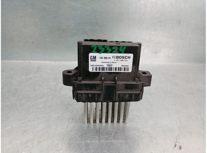 Recambio de resistencia calefaccion para opel mokka / mokka x (j13) 1.4 (_76) referencia OEM IAM 13598091  F011500127 BOSCH