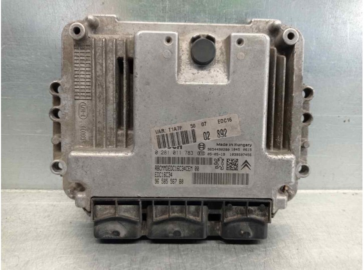 Recambio de centralita motor uce para peugeot 206 berlina x-line referencia OEM IAM 9658556780 0281011783 BOSCH