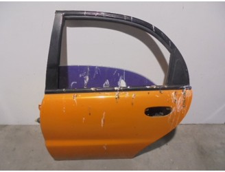 Recambio de puerta trasera izquierda para daewoo lanos hurricane referencia OEM IAM 96303928 NARANJA 5 PUERTAS