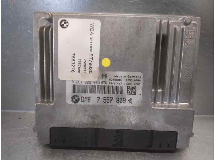 Recambio de centralita motor uce para bmw serie 1 berlina (e81/e87) 116i referencia OEM IAM 755780901 0261209085 BOSCH