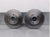 Recambio de disco freno delantero para renault laguna (b56) 1.6 referencia OEM IAM 6010361 7701205841 GIRLING