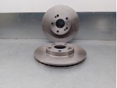 Recambio de disco freno delantero para renault laguna (b56) 1.6 referencia OEM IAM 6010361 7701205841 GIRLING