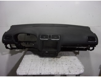 Replacement dashboard for Volkswagen Golf VI (5K1) 1.6 TDI DPF OEM IAM reference 5K1857001A BLACK 