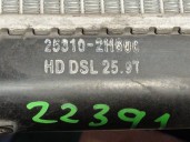 Recambio de radiador agua para kia cee´d hatchback (ed) 1.6 crdi 115 referencia OEM IAM 253102H600 