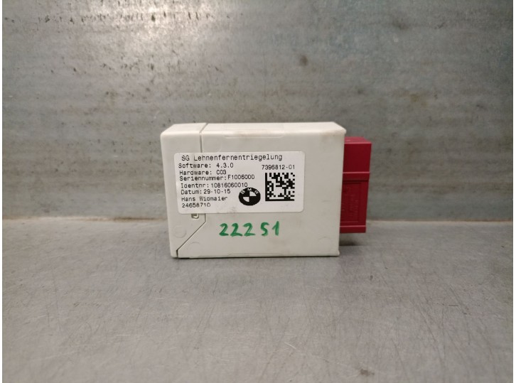 Recambio de modulo electronico para bmw 2 active tourer (f45) 218 d referencia OEM IAM 7396812  F1006000