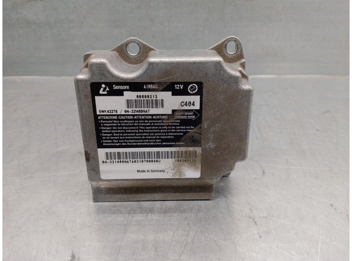Recambio de centralita airbag para alfa romeo 156 1.9 jtd cat referencia OEM IAM 60680213 5WK43278 SIEMENS