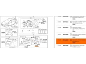 Recambio de moldura para toyota rav 4 iv (_a4_) 2.5 hybrid (ava42_) referencia OEM IAM 7507842020 7507842020 