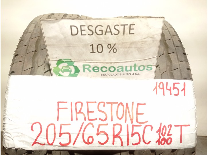 Recambio de neumatico/s para citroën berlingo 1.6 16v hdi referencia OEM IAM 20565R15C102-100T FIRESTONE VANHAWK 2