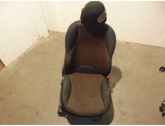 Recambio de asiento delantero derecho para nissan note (e11e) visia referencia OEM IAM  TELA NEGRA 5 PUERTAS