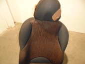 Recambio de asiento delantero derecho para nissan note (e11e) visia referencia OEM IAM  TELA NEGRA 5 PUERTAS