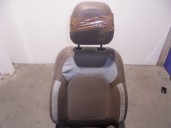 Recambio de asiento delantero derecho para citroën ds4 design referencia OEM IAM CUERO MARRON,Y TELA MARRON Y GRIS 5 PUERTAS
