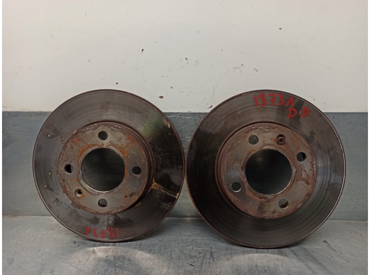 Recambio de disco freno trasero para volkswagen golf iii berlina (1h1) 1.8 referencia OEM IAM 357615601 