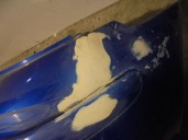 Recambio de paragolpes trasero para mg mg zr (f/rf) 105 referencia OEM IAM 4660968 AZUL 3 PUERTAS