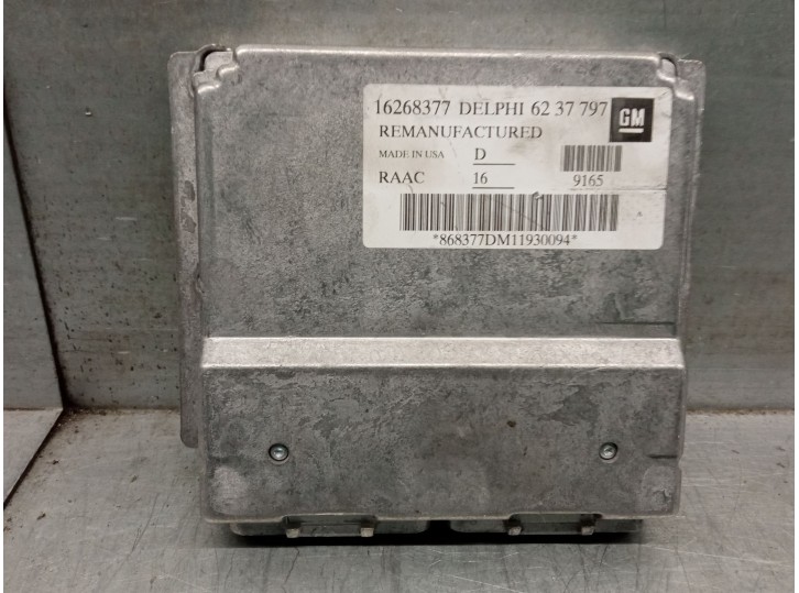 Recambio de centralita motor uce para opel astra g berlina 1.6 referencia OEM IAM 16268377 6237797 