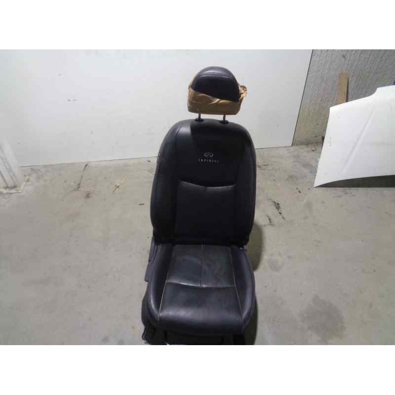 Recambio de asiento delantero derecho para infiniti q50 2.2 diesel cat referencia OEM IAM  CUERO NEGRO 4 PUERTAS