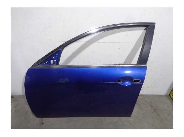 Replacement front left door for Mazda 6 lim. (GH) 2.2 turbodiesel CAT OEM IAM reference GSYD5902XF BLUE 5 DOORS