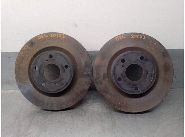 Recambio de disco freno delantero para toyota auris 1.8 16v (híbrido) referencia OEM IAM 4351242050  