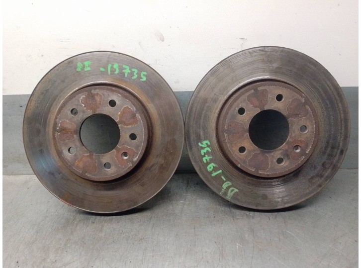 Recambio de disco freno delantero para chevrolet captiva 2.0 diesel cat referencia OEM IAM 96625948  