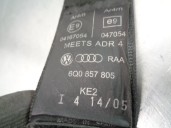 Recambio de cinturon seguridad trasero izquierdo para volkswagen polo (9n3) 1.4 tdi referencia OEM IAM 6Q0857805  5 PUERTAS