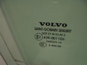 Replacement front right window glass for Volvo S80 Saloon 2.4 Diesel CAT OEM IAM reference DOT57M53AS2 43R001106 DOT57M53AS2
