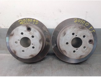 Recambio de disco freno trasero para subaru xv 2.0 cat referencia OEM IAM 26700FJ000 