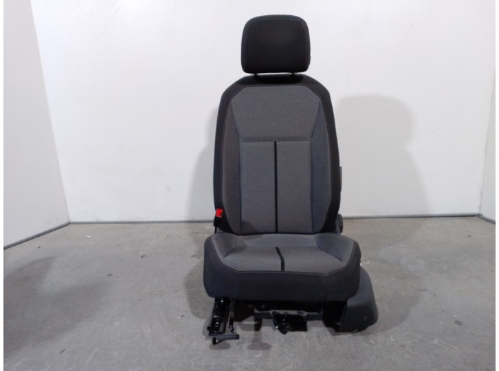 Recambio de asiento delantero izquierdo para seat tarraco (kn2) 1.5 16v tsi act referencia OEM IAM 5QA881105C TELA NEGRA Y GRIS 