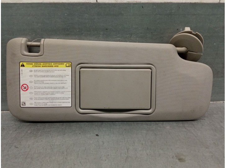 Recambio de parasol derecho para chevrolet cruze 1.6 cat referencia OEM IAM 95384248 95384248 