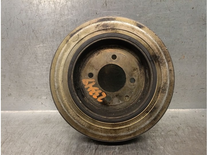 Recambio de polea cigueñal para peugeot 206 berlina 1.9 diesel referencia OEM IAM 9624596880  