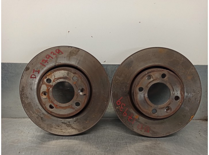 Recambio de disco freno delantero para renault kangoo 1.5 dci diesel referencia OEM IAM 7701210081  