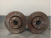 Recambio de disco freno delantero para renault kangoo 1.5 dci diesel referencia OEM IAM 7701210081  