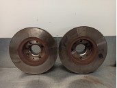 Recambio de disco freno delantero para renault kangoo 1.5 dci diesel referencia OEM IAM 7701210081  