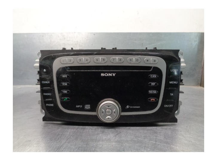 Replacement audio system / CD radio for Ford Mondeo sedan (CA2) 2.0 TDCi CAT OEM IAM reference 7S7T18C939DD 