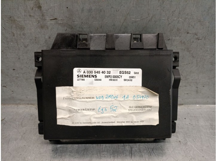 Recambio de centralita cambio automatico para mercedes-benz clase e (w211) berlina 2.7 cdi cat referencia OEM IAM A0305454032 A0