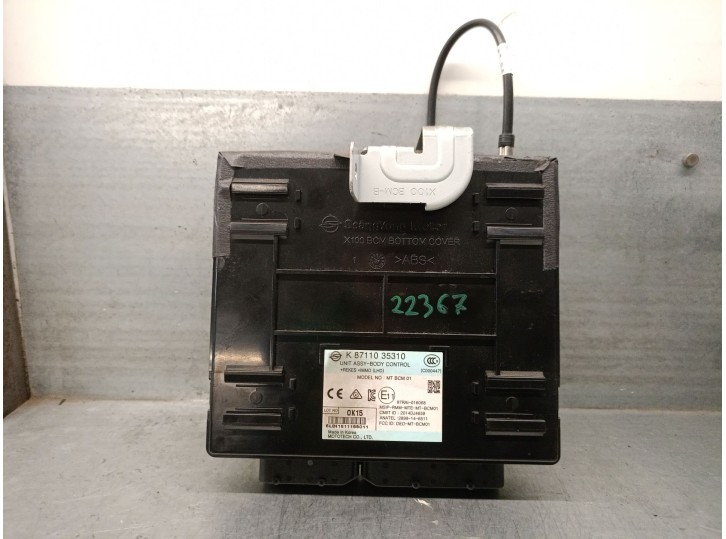 Recambio de modulo electronico para ssangyong xlv suv e-xgi 160 referencia OEM IAM 8711035310  97RAI016068