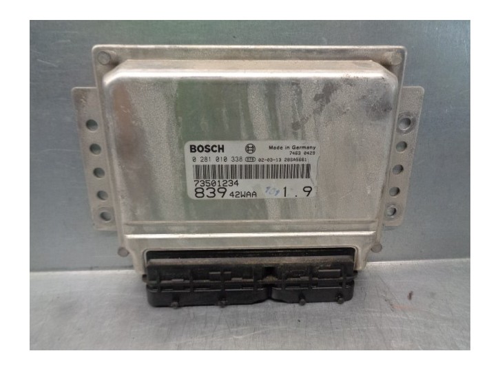 Recambio de centralita motor uce para lancia lybra berlina 1.9 jtd referencia OEM IAM 73501234 0281010338 BOSCH