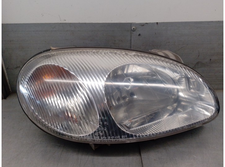 Replacement right headlight for Daewoo Lanos 1.6 CAT OEM IAM reference 96304611 3 DOORS