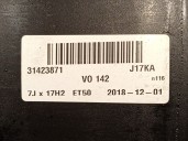 Recambio de llanta para volvo v40 hatchback (525) d3 referencia OEM IAM 31423871 R177.0JX17H2ET50 